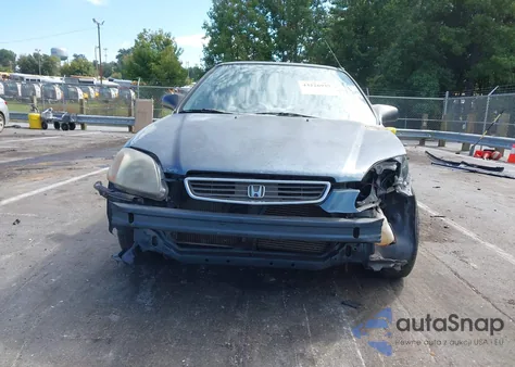 1997 Honda Civic Lx z USA, uszkodzony, nr VIN 2HGEJ6679VH562137